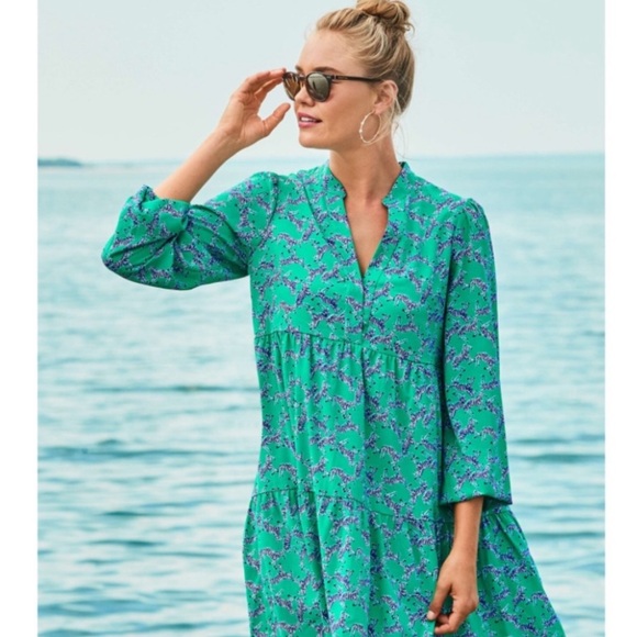 Lilly Pulitzer Dresses & Skirts - Lilly Pulitzer Winona Dress SZ XS Everglades Green Heebee Zeebees
